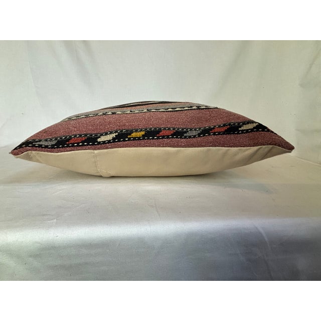 Late 20th Century Multi-Stripe Pillow For Sale In Chicago - Image 6 of 7