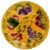 Large French Faience Serving Charger Plate With Mixed Fruit by Sarreguemines, Circa1940 For Sale In San Diego - Image 6 of 8