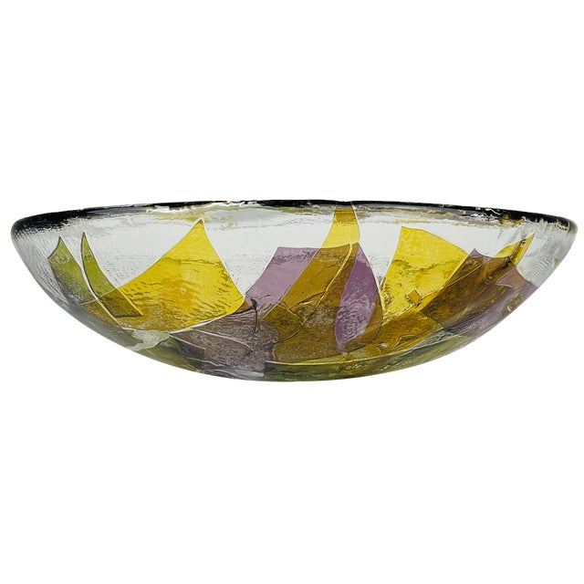 Vintage Italian Murano Glass Vase by La Murrina, 1980s For Sale