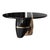 Art Deco "Populaire" Round Table With Bronze and Stainless Steel, Handmade For Sale - Image 3 of 7