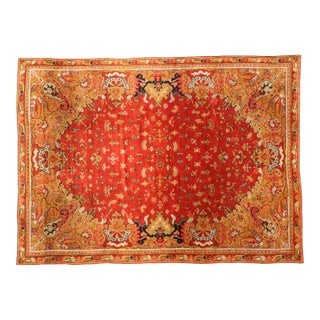 Antique English Axminster Rug For Sale