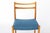 Mid-Century Modern Dining Chair in Beech with Blue Upholstered Seat by Lübke , Germany 1970s For Sale - Image 3 of 12