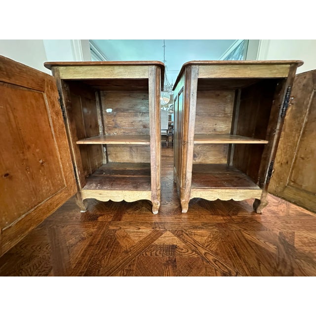 Brown Pair 18th Century French Confiturier Cabinet in Mixed Wood For Sale - Image 8 of 12