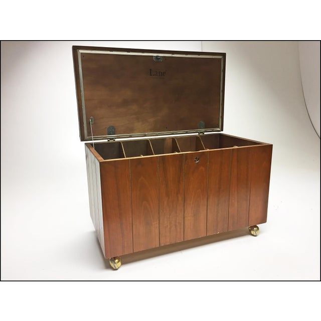 Mid Century Modern Wood Record Cabinet Bench By Lane Chairish The cheapest offer starts at £225. mid century modern wood record cabinet bench by lane
