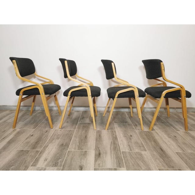 Vintage Chairs by Ludvik Volak, 1960s, Set of 4 For Sale - Image 14 of 18