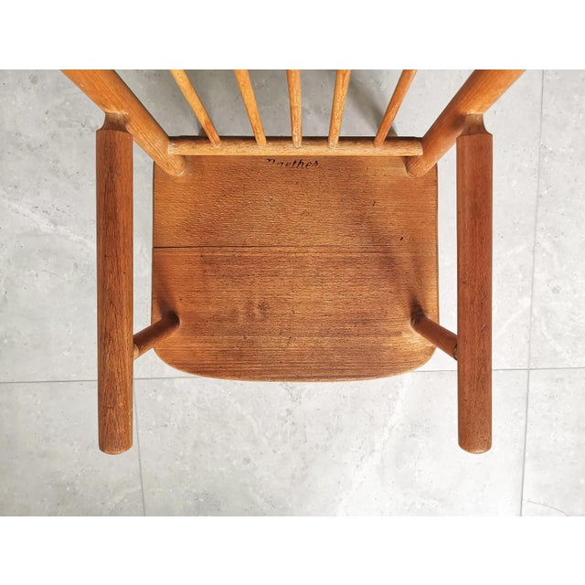 Tan Vintage Children's Chair by Ernst Albert Naehter, 1930s For Sale - Image 8 of 10