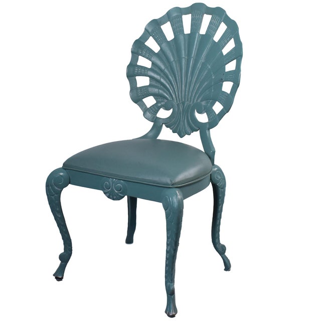 Hollywood Regency 1980s Brown Jordan Grotto Style Dining Table & 6 Chairs For Sale - Image 3 of 8