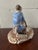 Ceramic Vintage Italian Porcelain Figure of Maid For Sale - Image 7 of 12