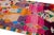 Vintage Boujad Moroccan Handmade Geometric Multicolor Berber Wool Rug For Sale In New York - Image 6 of 12