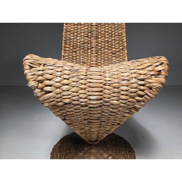 Sculptural Banana Leaf S Chair by Marzio Checchi, 1970s For Sale - Image 4 of 8