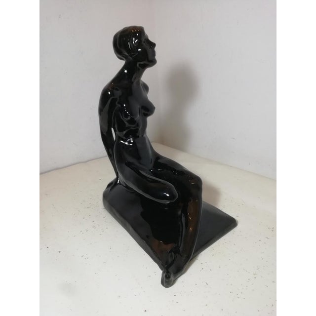 Figurative Ceramic Sculpture by Riccardo Gatti, Faenza, Italy, 1930s For Sale - Image 4 of 18