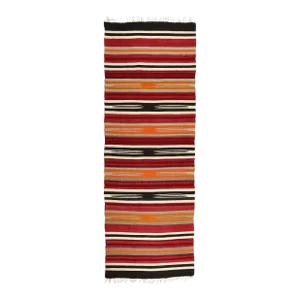 Vintage Handmade Flatweave Kilim Runner