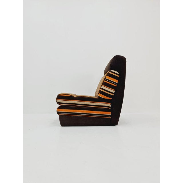 Space Age German Singel Couch Extendable to Bed, 1970s For Sale - Image 4 of 11