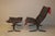 Set of Leather Lounge Chair with Ottoman by Westnofa, Norway, 1960s For Sale - Image 12 of 12