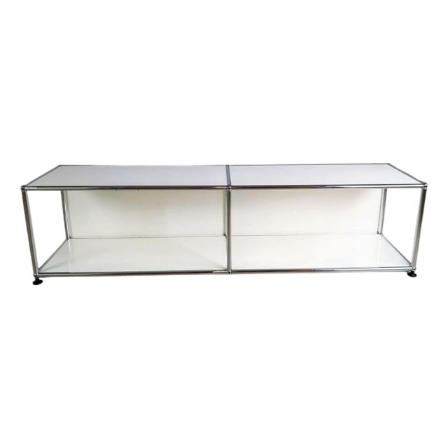 White Sideboard by Fritz Haller for USM Haller For Sale