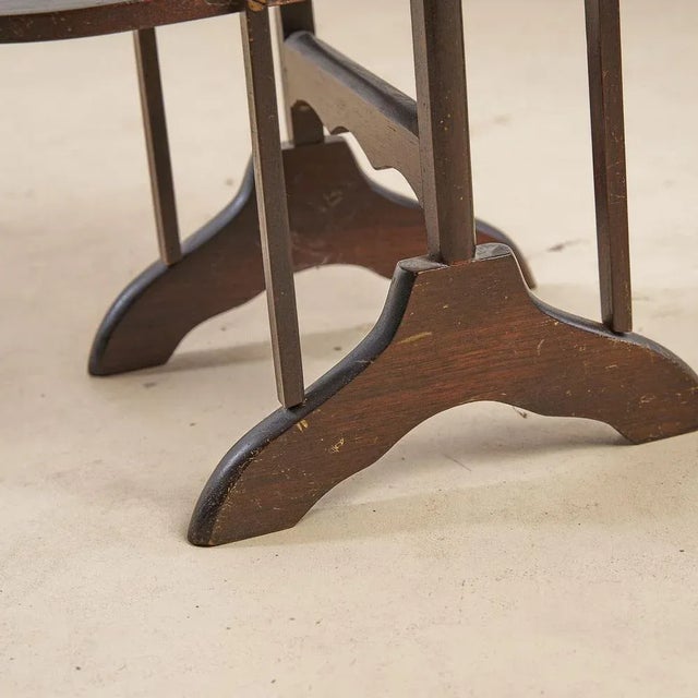 English Brown Side Table For Sale - Image 4 of 6