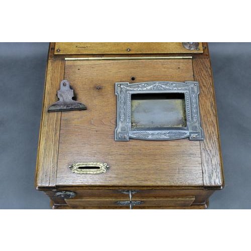 Antique Wooden Cash Register, 1900s For Sale - Image 10 of 18