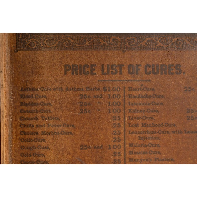 Late 19th Century Munyons Homeopathic Remedies Apothecary Cabinet For Sale - Image 12 of 17