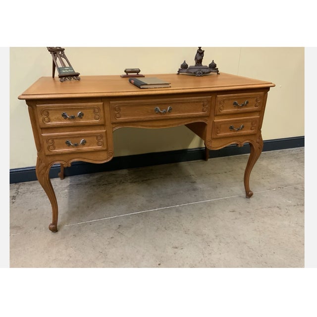 Vintage Louis XV Desk, 1950 For Sale - Image 6 of 11