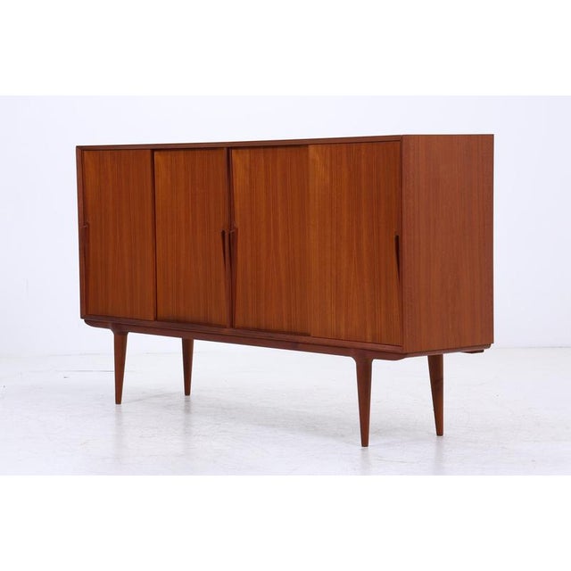 Vintage Teak Highboard by Omann Jun, 1960s For Sale - Image 17 of 18