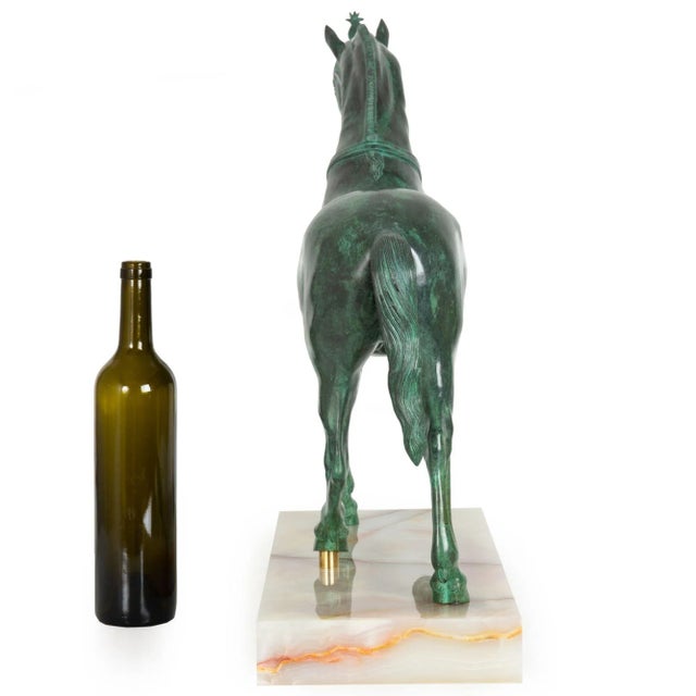 Italian The Herculaneum Quadriga Horse "Cavallo Mazzocchi" After Antiquity For Sale - Image 3 of 18
