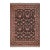 Floral 1990's Pak-Persian Black/Brown Wool Rug - 8'2'' X 10'3'' For Sale