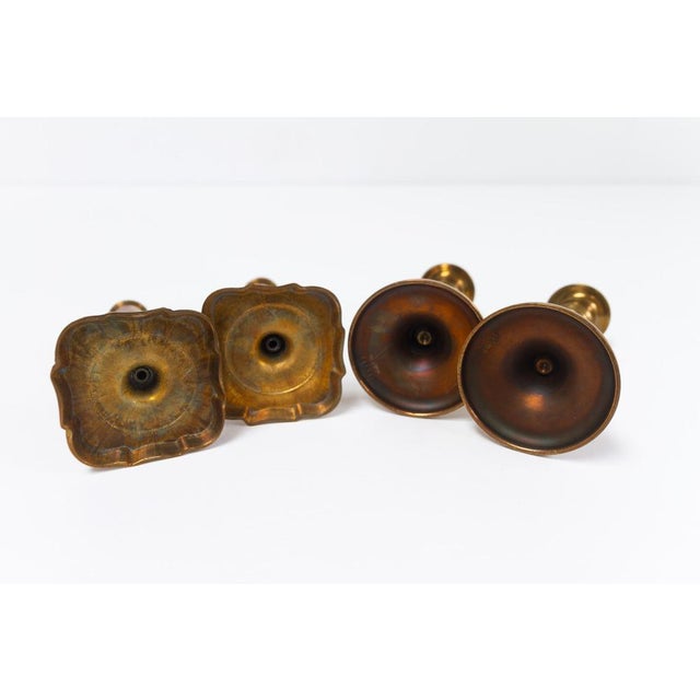 Vintage Danish Malm Candleholders, 1950s, Set of 4 For Sale - Image 6 of 18