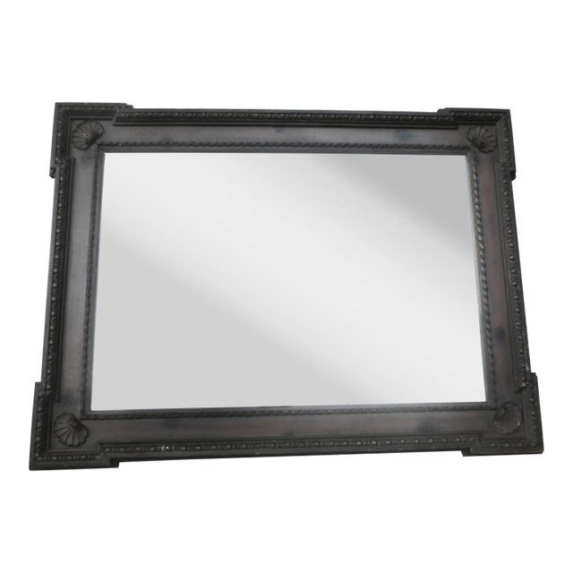 Vintage 1910 Mirror Edwardian With Corner Block For Sale