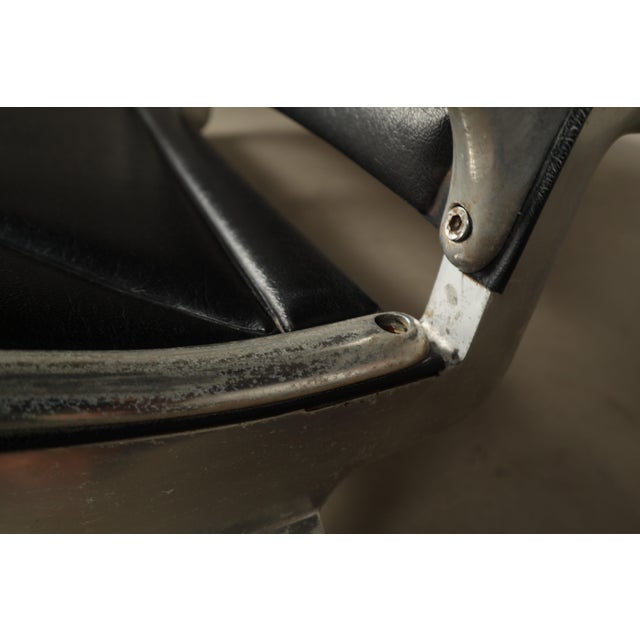 Black Tandem Sling Bench by Charles & Ray Eames for from Herman Miller, 1960s For Sale - Image 8 of 16