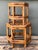 Vintage Hexagonal Bamboo Orchid Pedestals - Set of 2 For Sale - Image 11 of 12
