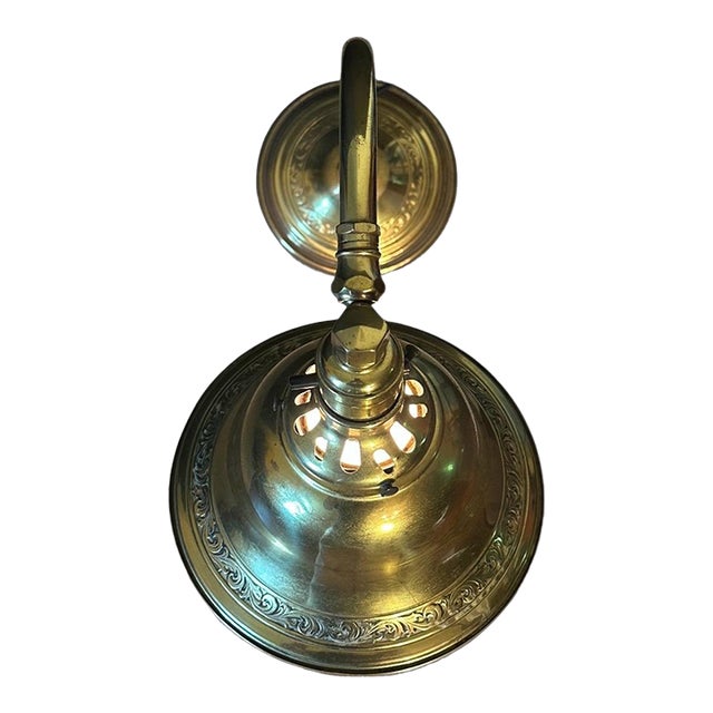 1940s Brass Desk Lamp For Sale