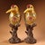 Pair of Vintage Cloisonne Enamel Woodpecker Figures – 10.2" Birds on Branches For Sale - Image 4 of 10