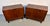 A beautiful pair of mid-century modern locking cabinets crafted from richly grained walnut. Each piece features clean...