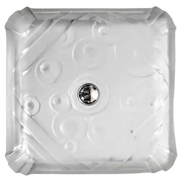 1930s French Art Deco Flush Mount by Sabino For Sale - Image 9 of 10