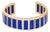 Tory Burch Rectangular Resin Cuff Gold Plated One Size Talosel Style For Sale