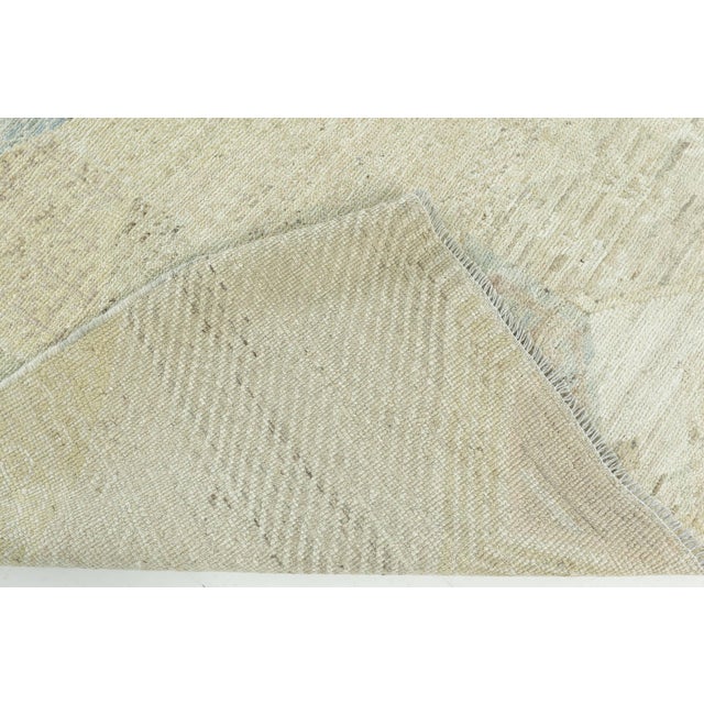 Textile Pastel Geometry: Modern Textural Hand-Knotted Wool Rug by Doris Leslie Blau For Sale - Image 7 of 7