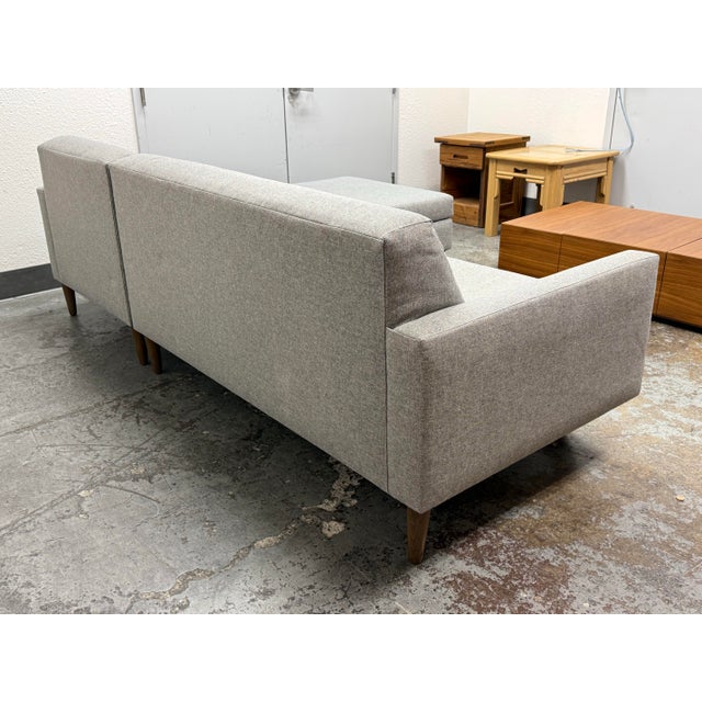 Wood Sofa Creations Brooklyn Upholstered Sectional Sofa For Sale - Image 7 of 12