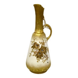 Antique Turn-Teplitz RStK Art Nouveau Bohemia Porcelain Ewer For Sale