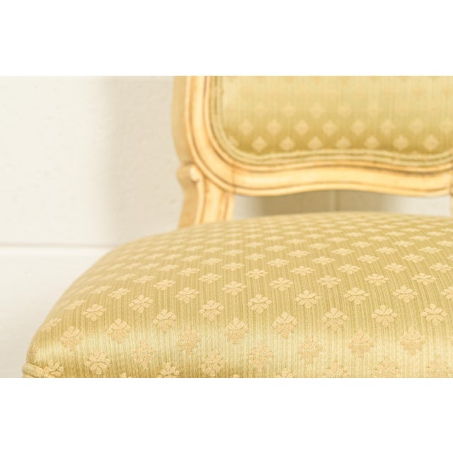 Cream Karges French Regency Louis XVI Cream Lacquered Dining Chairs, Set of Four For Sale - Image 8 of 15