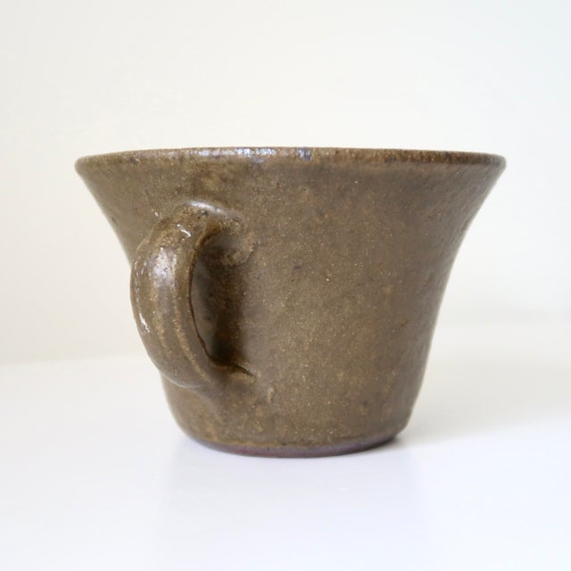 Vintage Signed Rustic Studio Pottery Vessel for Use as a Planter, Cachepot, Catchall or Sculptural Accent For Sale - Image 11 of 17