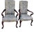 Ethan Allen 1960s Queen Anne style Armchairs by Ethan Allen For Sale - Image 4 of 12