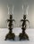Early 20th Century French Baroque Style Brass Candle Holders With Votives - a Pair For Sale - Image 13 of 13