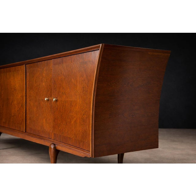 Mid-Century Modern Caviuna Wood Credenza by Giuseppe Scapinelli for Zullo Sonato, Brazil, 1950s For Sale - Image 3 of 15