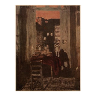 1948 After Édouard Vuillard "The Parisian Night" Vintage French Offset Lithograph For Sale