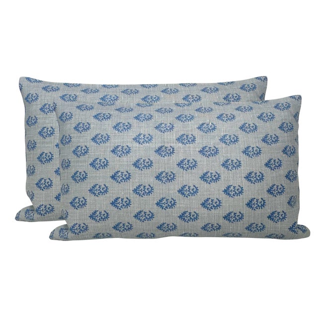 ⭐️ Ships Within 2 Days On the Front: Floral Linen Fabric On the Back: Ivory Linen Fabric Fabric Content: 100% Linen All...