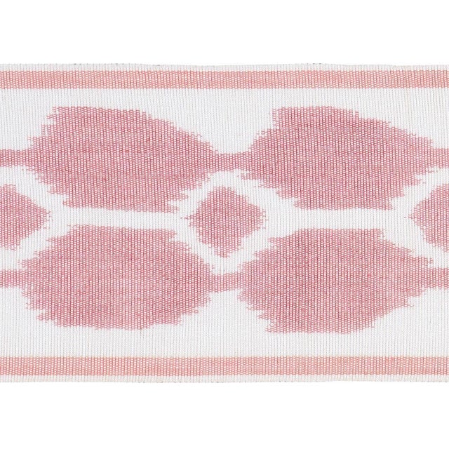 Sample - Schumacher Telia Tape Trim In Rose For Sale