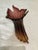 Glass Murano Art Glass Vase by Archimedean Seguso “Amber to Purple” For Sale - Image 7 of 8