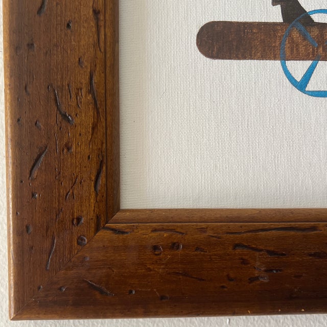 Modern American School Surrealistic Oil on Canvas Made in 2004 Signed Framed For Sale - Image 10 of 12