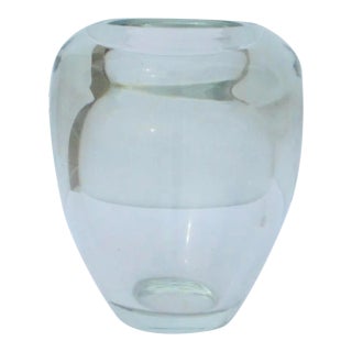 Mid-Century Crystal Vase For Sale
