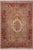 Shabby Chic Pak-Persian Green/Lt.red Wool Rug - 8'0'' X 10'3'' For Sale - Image 9 of 9